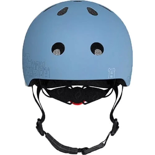 Шолом дитячий Scoot and Ride Світло-синій з ліхтариком 45-51см (SR-210225-STEEL) фото 7