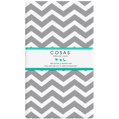 Набор простыней Cosas Grey Zig Grey на резинке 2 шт. 120x60 см (SetSheet_Grey_ZigGrey_120x60)