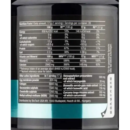 BioTechUSA Arthro Forte 340 g/ 20 servings/ Black Currant: Форма випуску Порошок