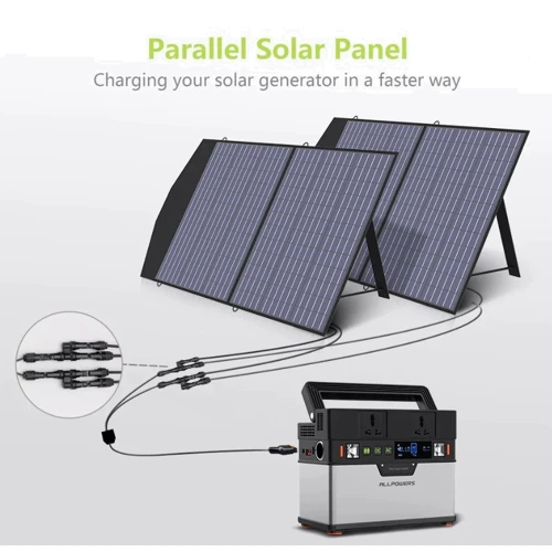Солнечная панель Allpowers 100W Solar Panel фото 2