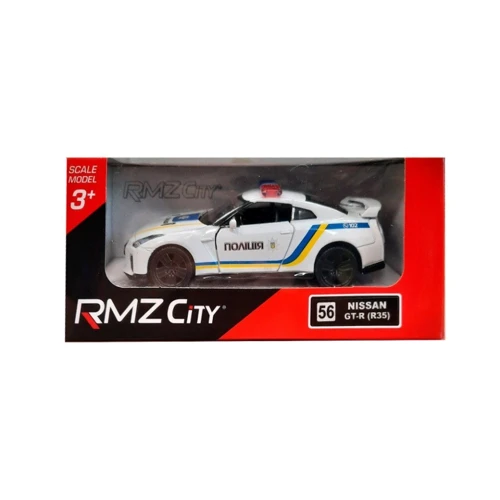 Машинка Uni-Fortune Nissan GT-R Ukrainian Police Car (554033P)