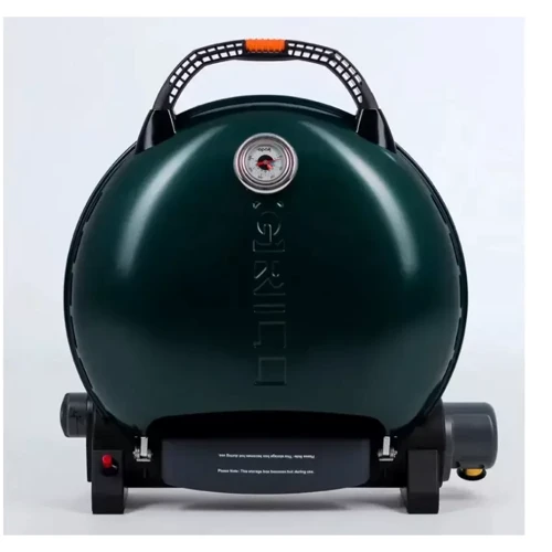 Портативный переносной газовый гриль O-GRILL 600T, зеленый: Конструкция Переносные
