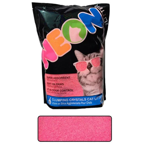 Наполнитель туалетов для кошек Neon Litter Clump Розовый 1.81 кг (4 л) 700419 (633843700419)