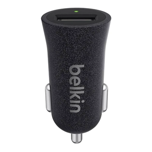 Зарядний пристрій Belkin USB Car Charger Mixit Premium Metallic 2.4A Black (F8M730btBLK): Кабель в комплекті Відсутнє