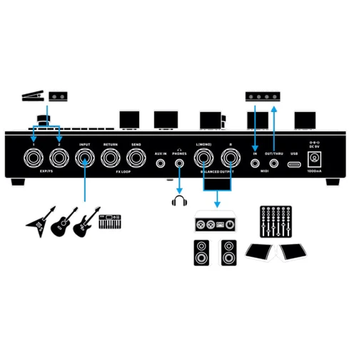 Гітарний процесор ефектів Процесор ефектів HOTONE AUDIO VALETON GP-200LT: Виробник Hotone Audio