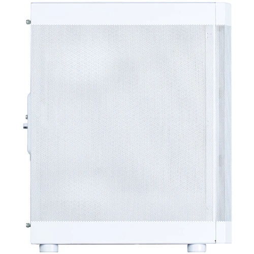 Корпус Zalman I4 White: Материал передней панели металл и пластик