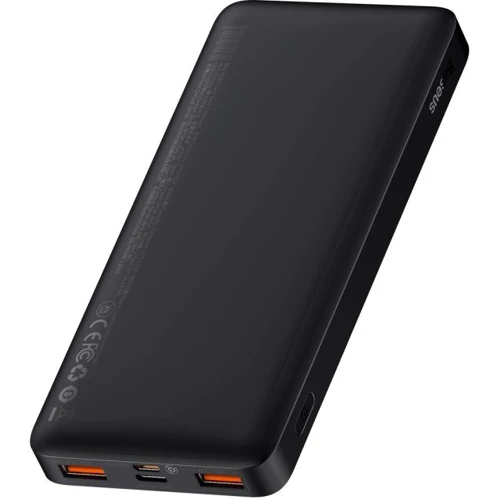 Внешний аккумулятор Baseus Power Bank 10000mAh Bipow Display 20W Black (PPDML-L01): Встроенный кабель нет