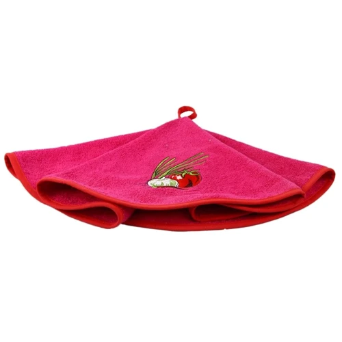 

Izzihome махровое с вышивкой Томат фуксия d 60 см (2200000600264)