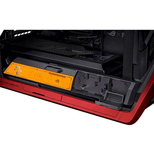Корпус ASUS GR701 Hyperion/EVA (90DC00F4-B39000): Материал передней панели пластик