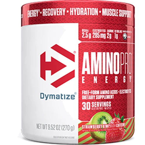 Аминокислота для спорта Dymatize Amino Pro with Energy 270 g /30 servings/ Strawberry Kiwi