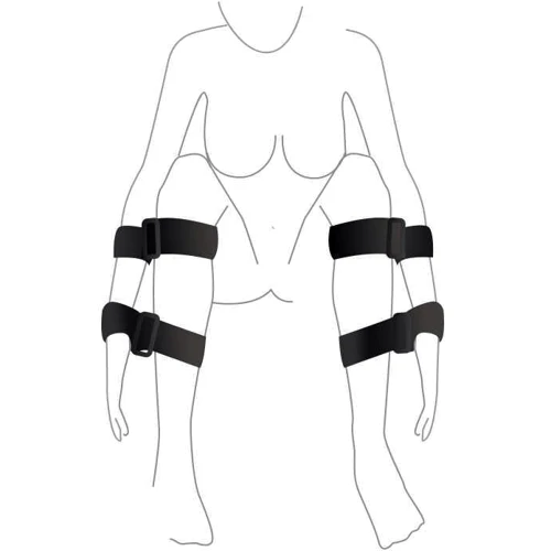 Набор для фиксации Art of Sex - BDSM Hands to feet Simple