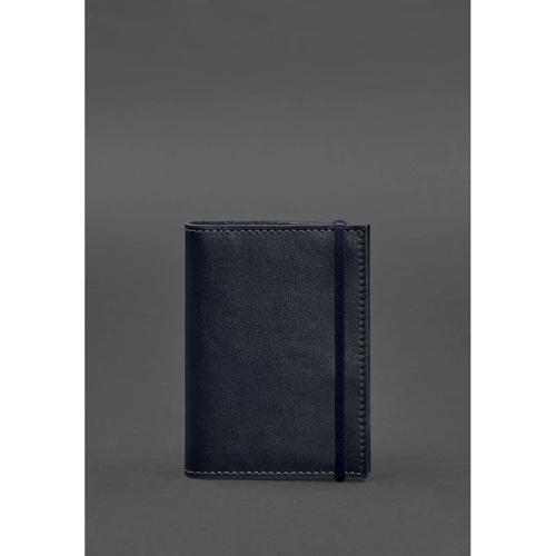 Обкладинка для паспорта BlankNote темно-синя (BN-OP-1-navy-blue)