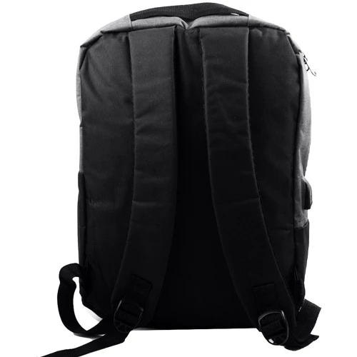 Чоловік рюкзак Valiria Fashion чорно-сірий (4DETAM-5582-9-2): Застібка Молния