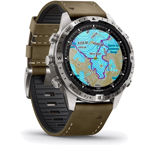 Смарт-часы Garmin MARQ Adventurer (Gen 2) Damascus Steel Edition Modern Tool Watch (010-03393-31): Время работы до 16 дней
