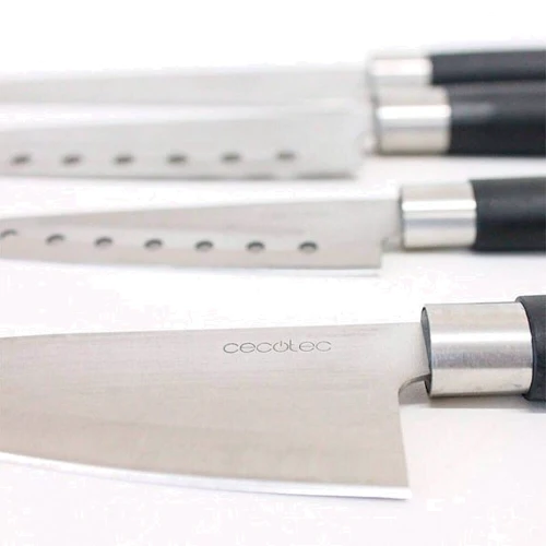 Набор кухонных ножей Cecotec 4 Santoku Kit (CCTC-01002): Количество предметов 4