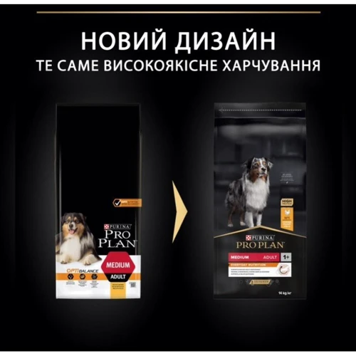 Сухой корм Pro Plan Dog Medium Adult с курицей 14 кг (7613035120488) фото 8