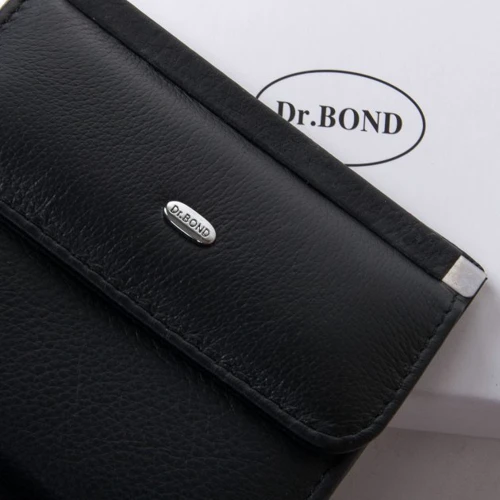 Женский кошелек Dr. Bond черный (35135 black): Пол Женский