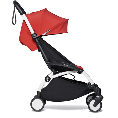 Прогулочная коляска BABYZEN YOYO² Plus 6+ (капюшон, матрасик) Red/Красный (белая рама)