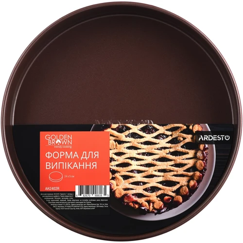 Ardesto Golden Brown 24 см (AR2402R): Крышка Нет