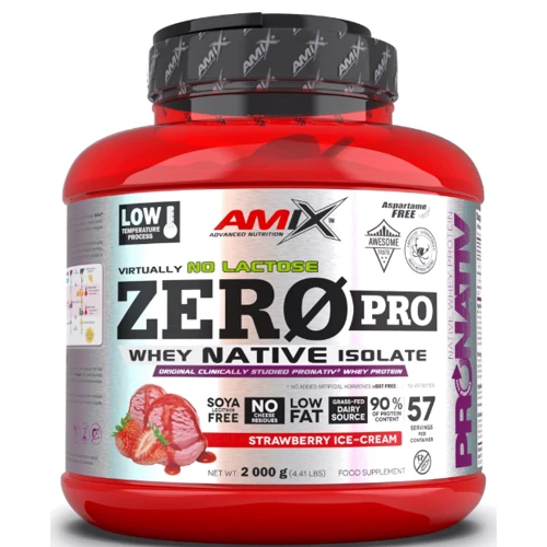 Протеин Amix ZeroPro Protein 2000 g / 57 servings / strawberry ice-cream
