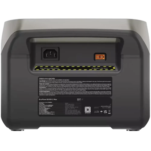 Зарядна станція EcoFlow RIVER 2 Max 512Wh 500W (RIVER2MAX) UA: Особливості моделі Чистая синусоида, Маленькие, Bluetooth, Wi-Fi, Дисплей, Управление со смартфона