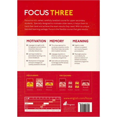 Focus 3 SB (підручник для учнів і студентів 4901990000): Виробник Pearson Education Limited