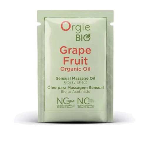 

Массажное масло Orgie - Grape Fruit organic oil, 2 мл.