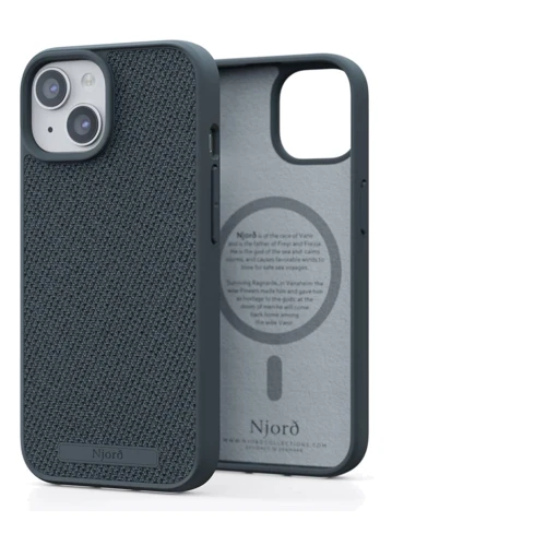 Чехол для iPhone Njord Fabric MagSafe Case Dark Grey (NA54FA09) for iPhone 15 Pro Max: Материалы Ткань