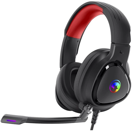 Наушники Marvo HG8958 RGB-LED Black (HG8958): Тип крепления оголовные