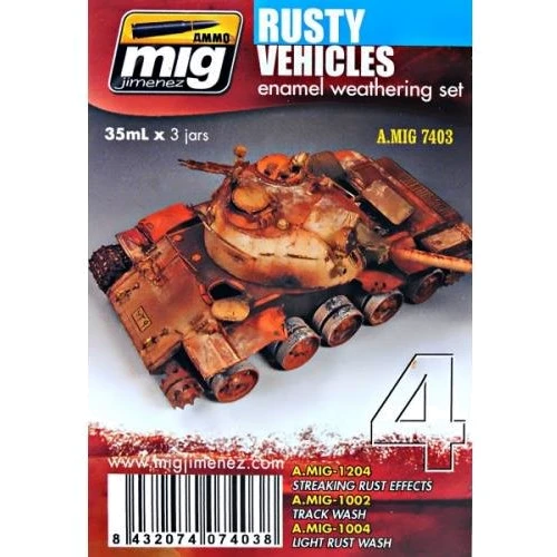 Набір забруднення MIG (AMMO) A-MIG-7403: Іржава техніка