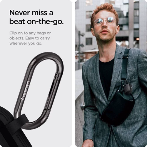 Чехол для наушников Spigen Rugged Armor Matte Black (ASD01978) for Apple AirPods 3 фото 12