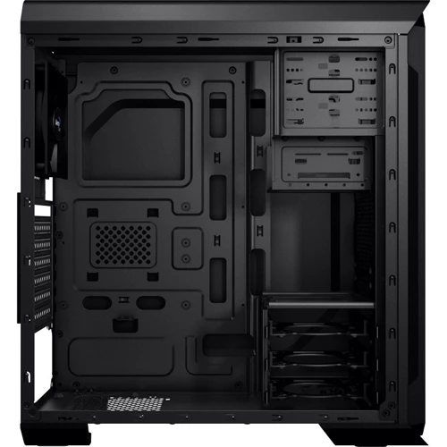 Корпус AEROCOOL AERO 500 Black (ACCM-PA02014.11): Материал передней панели пластик/сталь