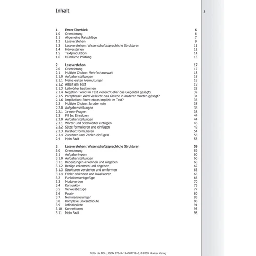 Fit für die DSH mit Audio-CD: ISBN 9783190017126, 978-3-19-001712-6