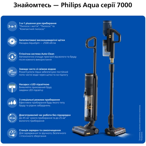 Пилосос Philips AquaTrio XW7264/10 фото 4