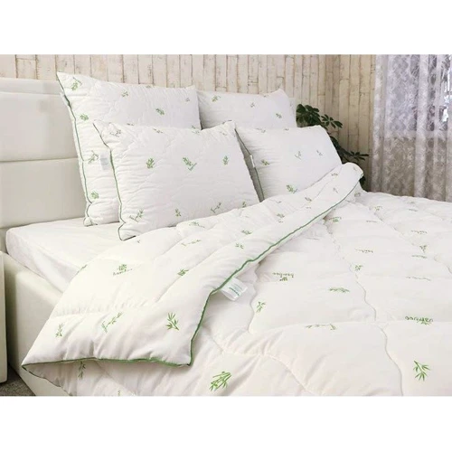 Одеяло Руно Bamboo Style 172х205 см и подушка 2 шт 50х70 см (172.52_Bamboo Style_demi) фото 6