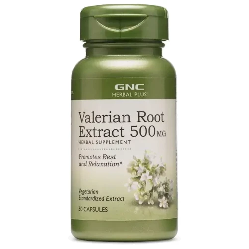 

Gnc Herbal Plus Valerian Root Extract Экстракт Валерианы 500 mg 50 капсул