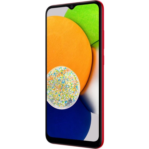 Смартфон Samsung Galaxy A03 3/32GB Red A035: Камера Двойная 48 МП (f/1.8) + 2 МП (f/2.4) / LED вспышка / Фронтальная 5 Мп (f/2.2)