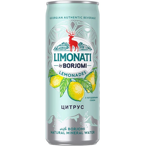 Лимонад Borjomi Limonati Цитрус 0.33 л (4860019003081): Вид Лимонады