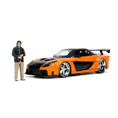 Автомодель Jada Форсаж 9 Mazda RX-7 з фігуркою Хана, 1:24 (253205002)