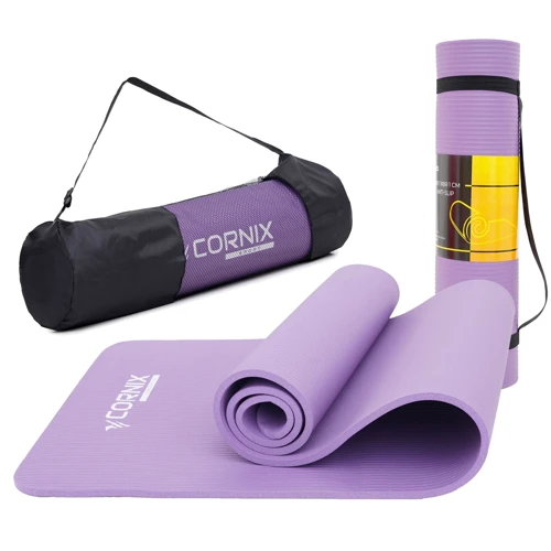 Коврик для фитнеса Cornix NBR 183 x 61 x 1 cм для йоги и фитнеса XR-0011 Violet