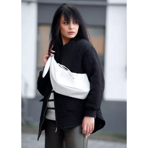 Жіноча сумка хобо Sambag HOBO S біла (53100008)