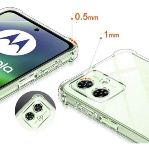 Чохол для телефона BeCover TPU Case Anti-Shock Clear для Motorola Moto G55 (712780): Матеріал силикон