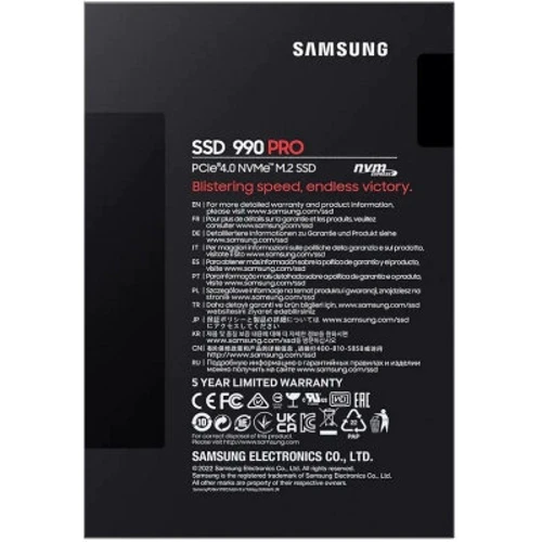Samsung 990 PRO 2 TB (MZ-V9P2T0BW) фото 5