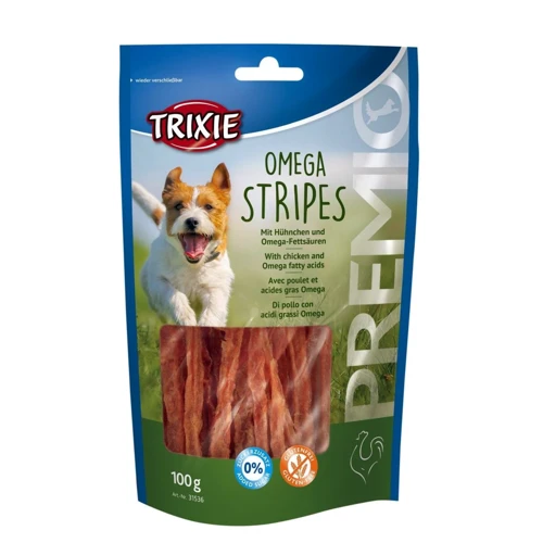 Ласощі Trixie Premio Omega Stripes з куркою 100 г (4011905315362)