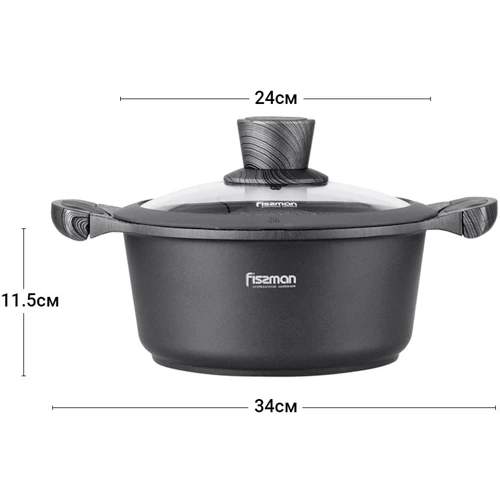 Кастрюля Fissman PRESTIGE 20x9.5 см 2.4 л (5041) фото 7