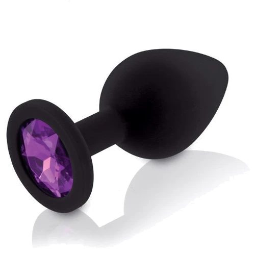 Набір анальних пробок з кристалом Rianne S: Booty Plug Set Black