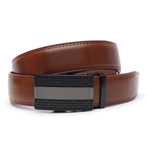 Мужской ремень Borsa Leather коричневый (V1GKX10-brown)