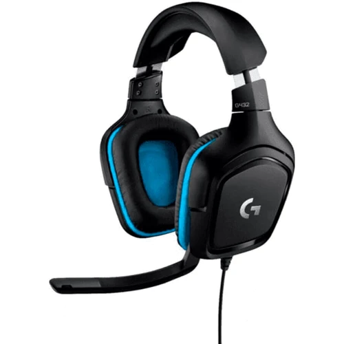 Наушники Logitech G432 Black (981-000770): Тип конструкции полноразмерные
