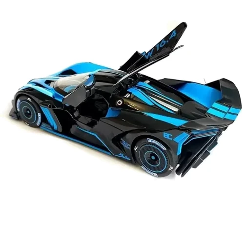 Машинка Автопром Bugatti Bolide металлическая синяя (2400) фото 6