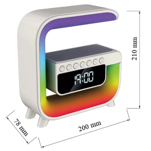 Ночник-лампа INSPIRE Light Sound Machine с колонкой и часами (G30): Установка На столе